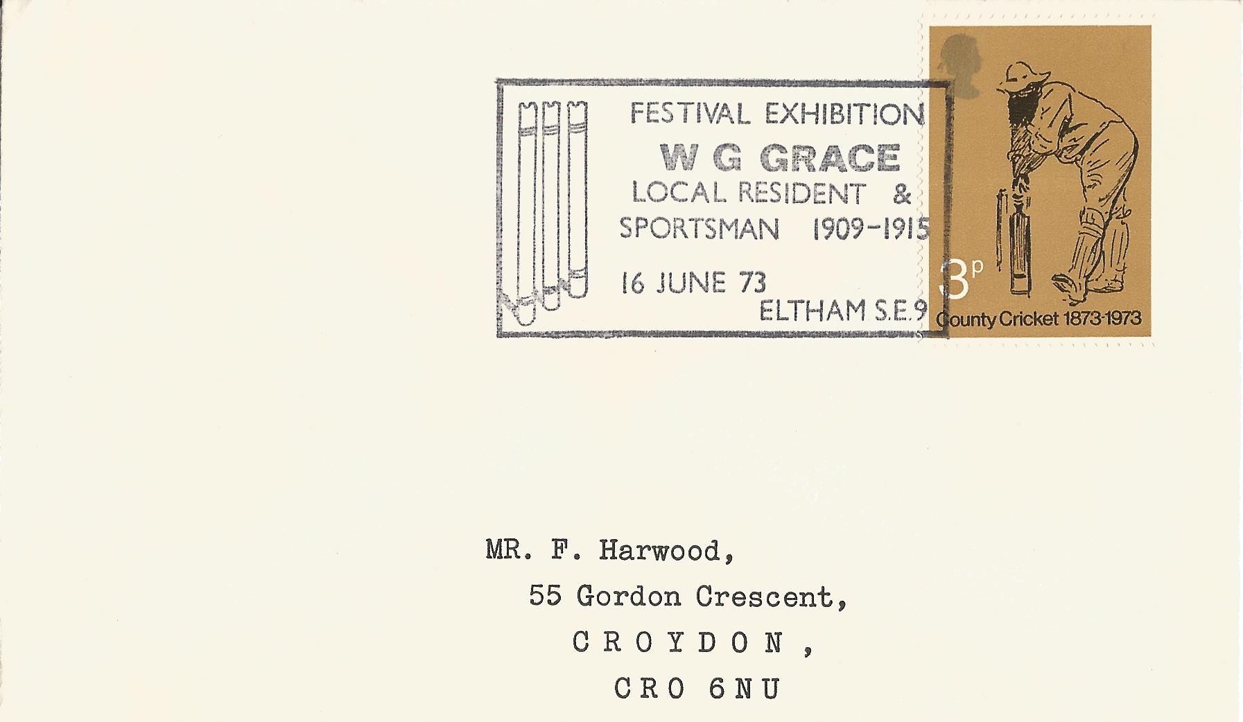 Festival Exhibition WG Grace Local Resident & Sportsman 1909 -1915 Eltham SE9_2252