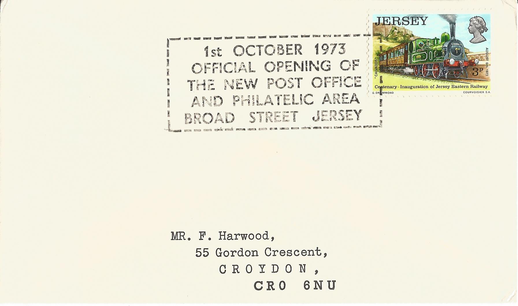 Official Opening of The New Post Office and Philatelic Area Broad Street Jersey_J36