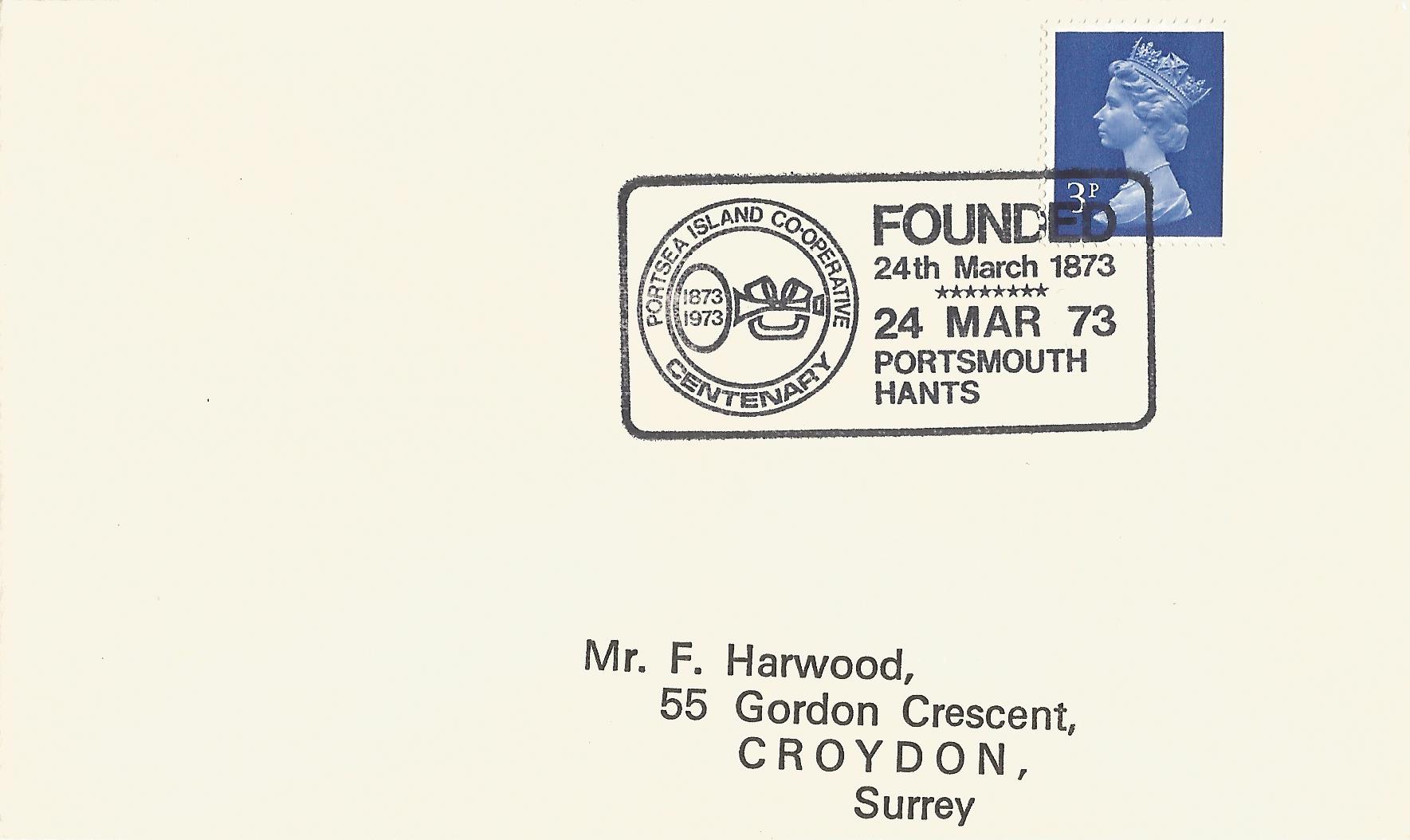 Portsea Island Co-Operative Centenary Founded 24th March 1873 Portsmouth Hants_2151