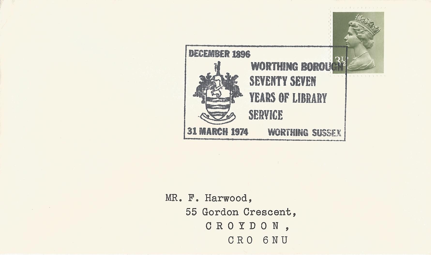 December 1896 Worthing Borough Seventy Seven Years of Library Service Worthing Sussex_2501