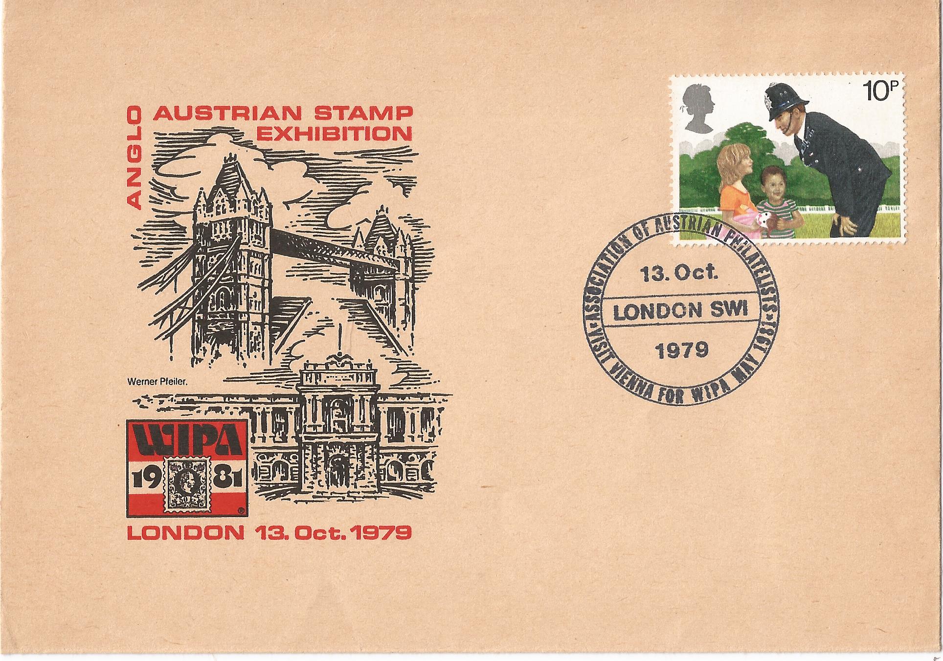 Association of Austrian Philatelists Visit Vienna for WIPA May 1981 London SW1_4037