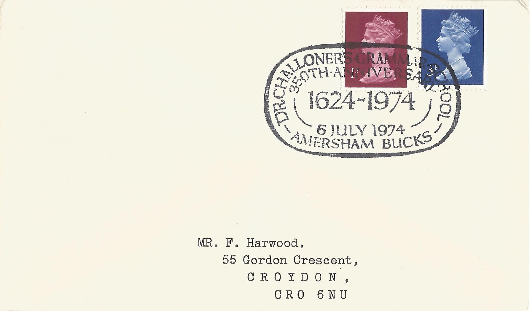 Dr Challoner's Grammar School 350th Anniversary 1624-1974 Amersham Bucks_2610