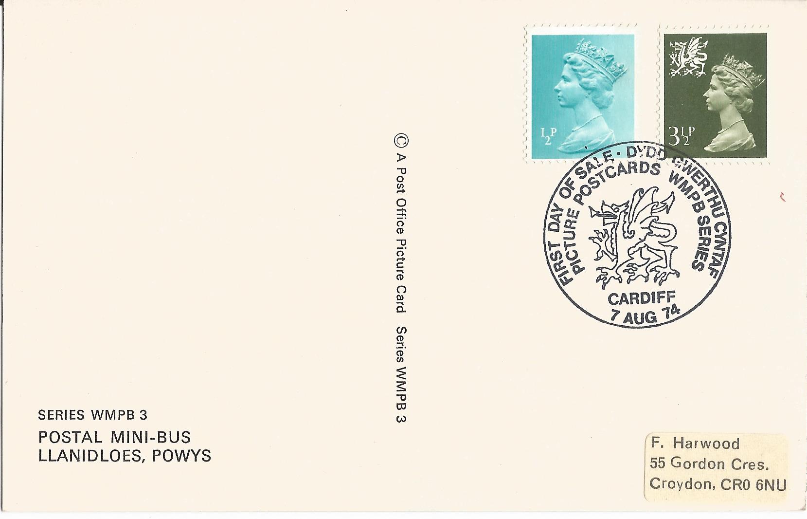 First Day of Sale Dydd Gwerthu Cyntaf Picture Postcards WMP8 Series Cardiff_2649 (1)