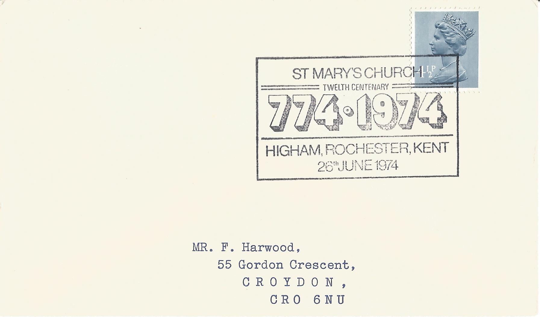 St Mary's Church Twelth Centenary 774 1974 Higham Rochester Kent_2592