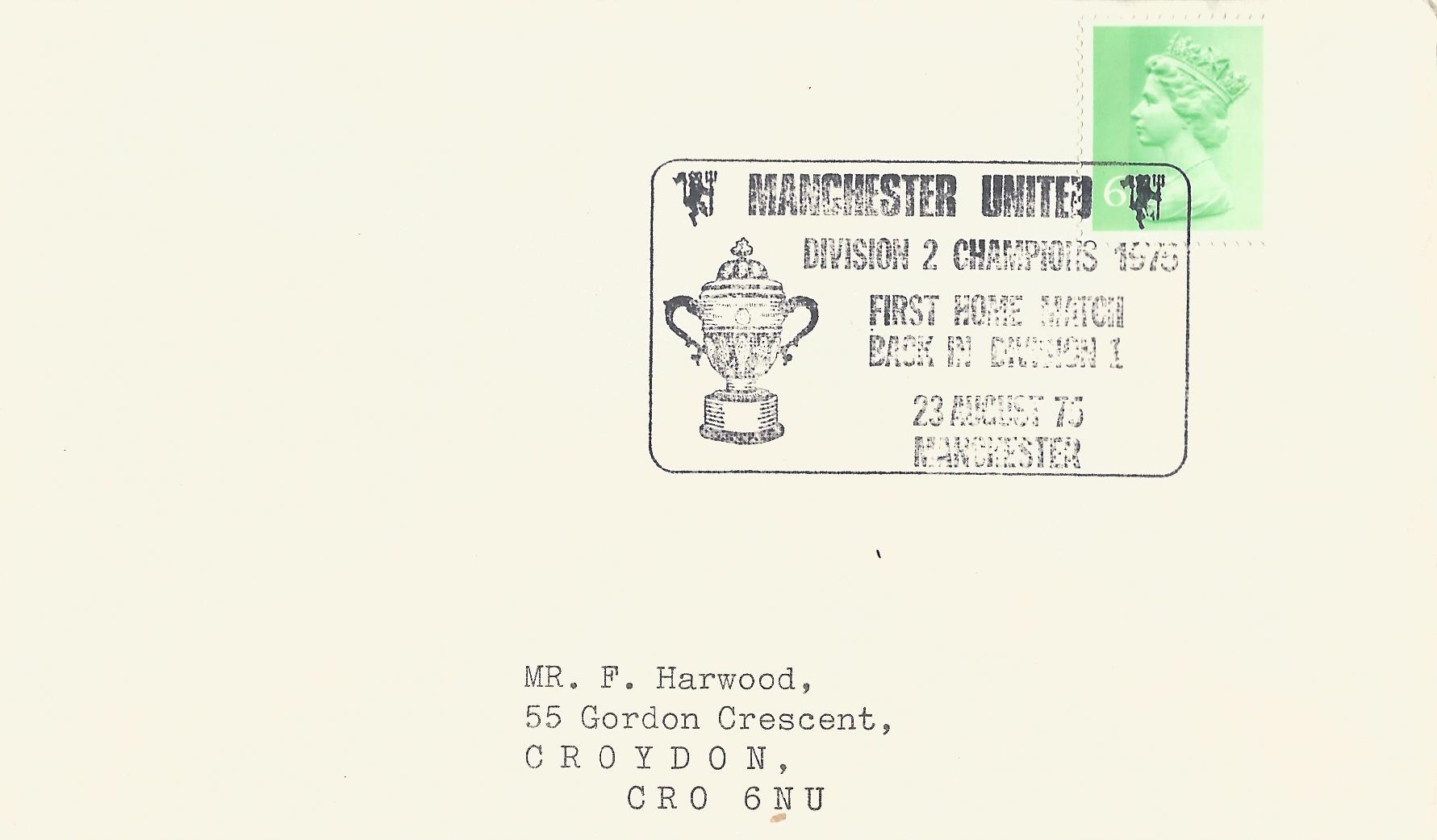 Manchester United Division 2 Champions 1975 First Home Match back in Division 1 Manchester_2898