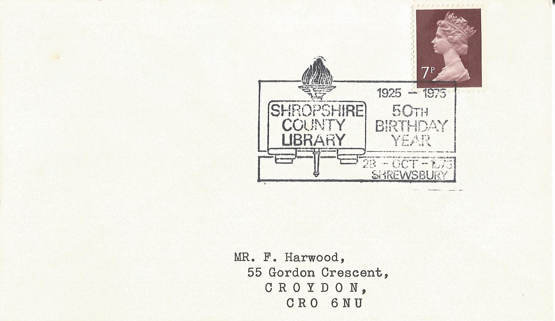 Shropshire County Library 1925-1975 50th Birthday Year Shrewsbury_2956