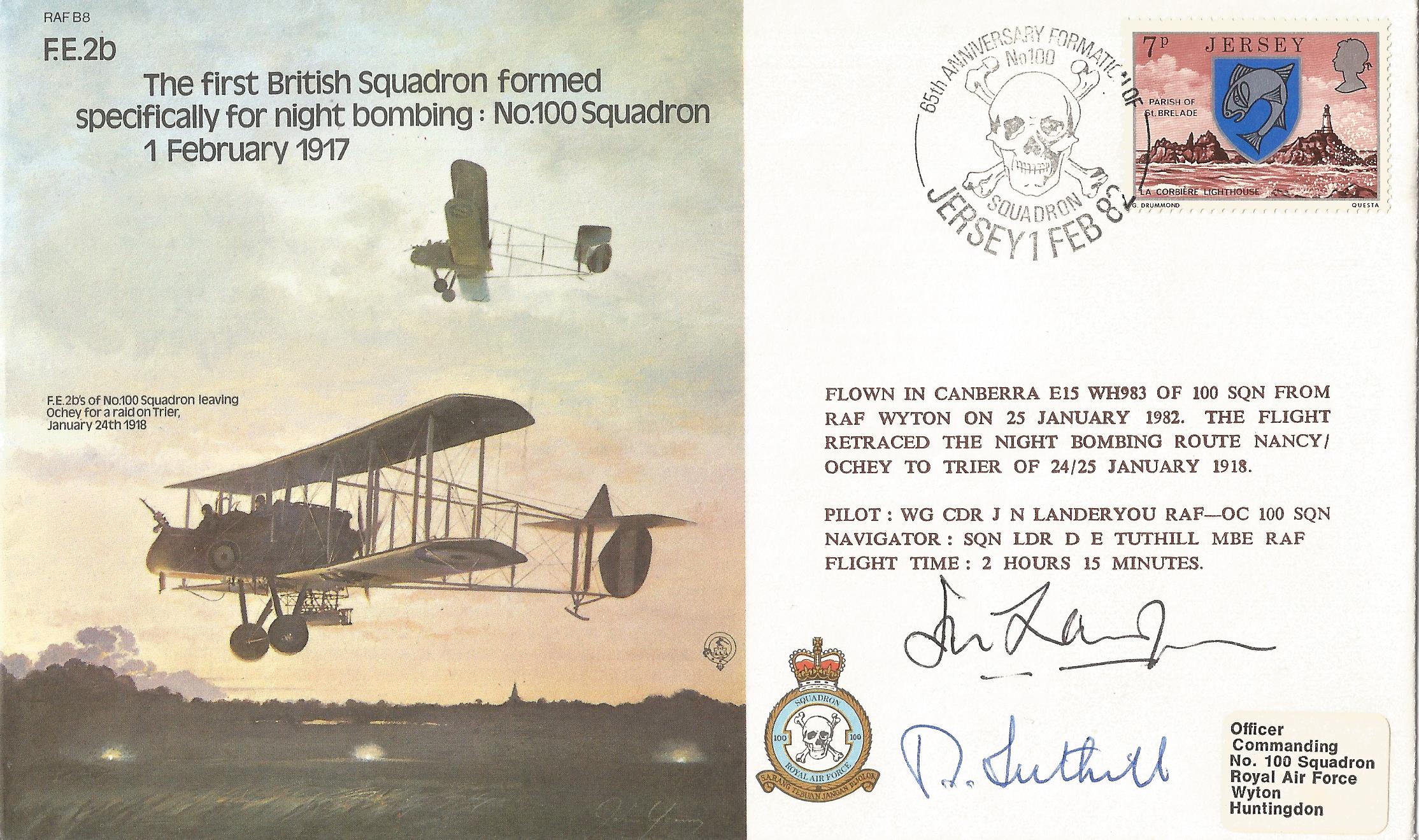 65th Anniversary Formation of No 100 Squadron Jersey_J108