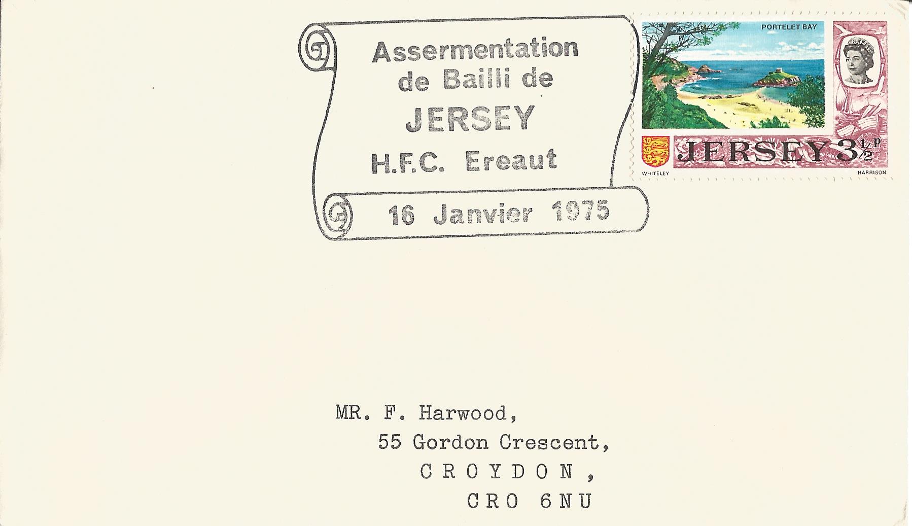 Assermentation de Bailli de Jersey HFC Ereaut_J49