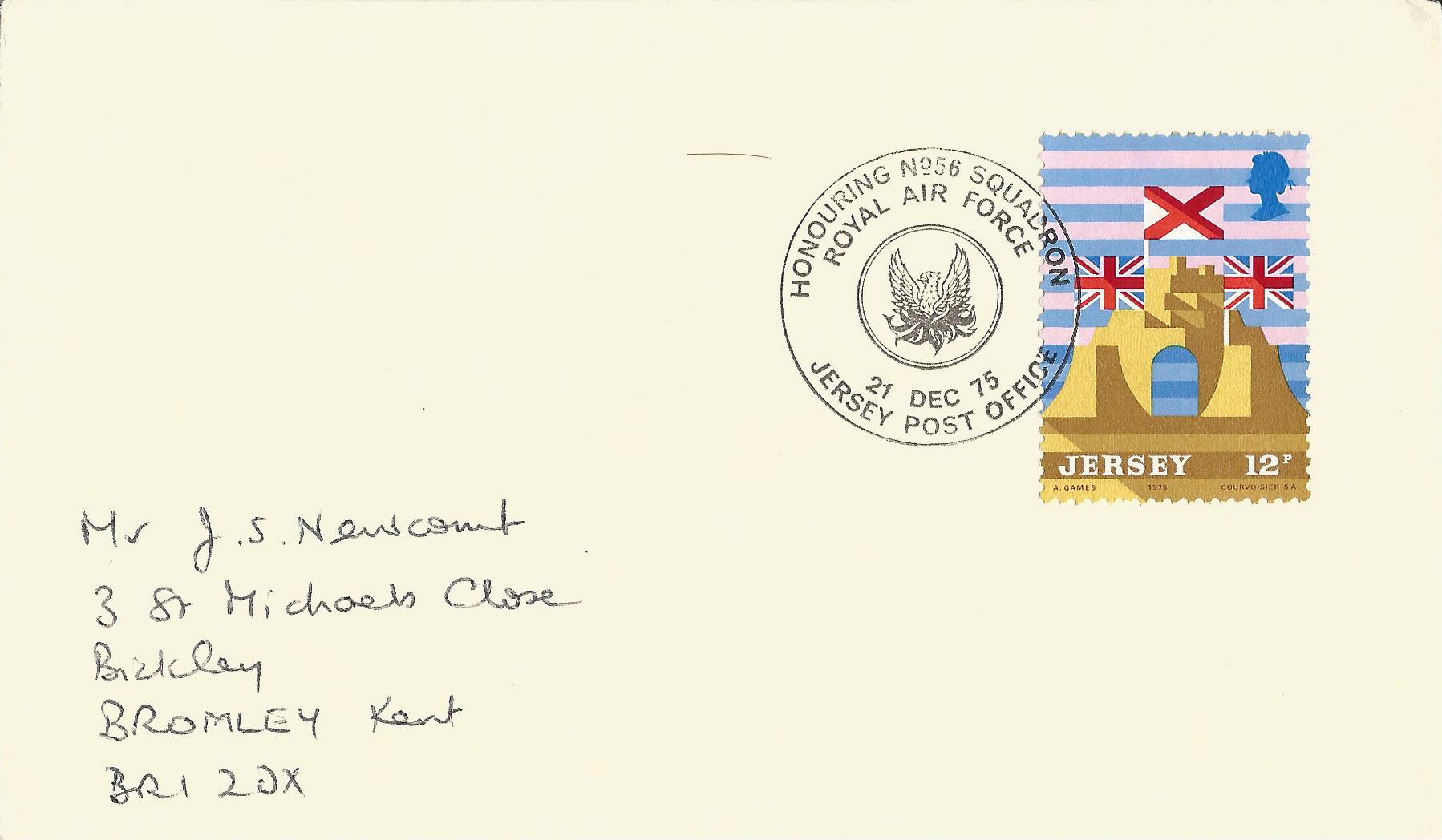 Honouring No 56 Squadron Royal Air Force Jersey Post Office_J60