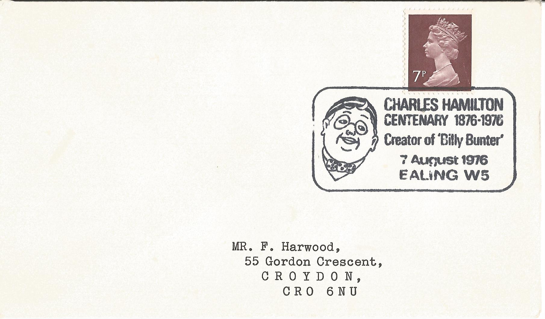 Charles Hamilton Centenary 1876-1976 Creator of Billy Bunter Ealing W5_3085