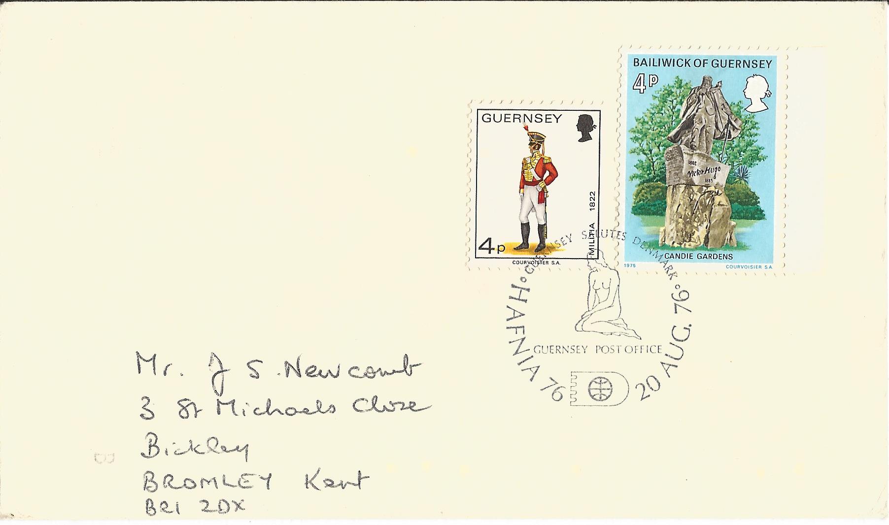 Guernsey Salutes Denmark Hafnia 76 Guernsey Post Office_G27