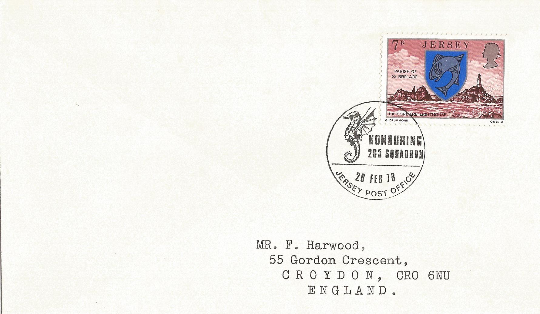 Honouring 203 Squadron Jersey Post Office_J61