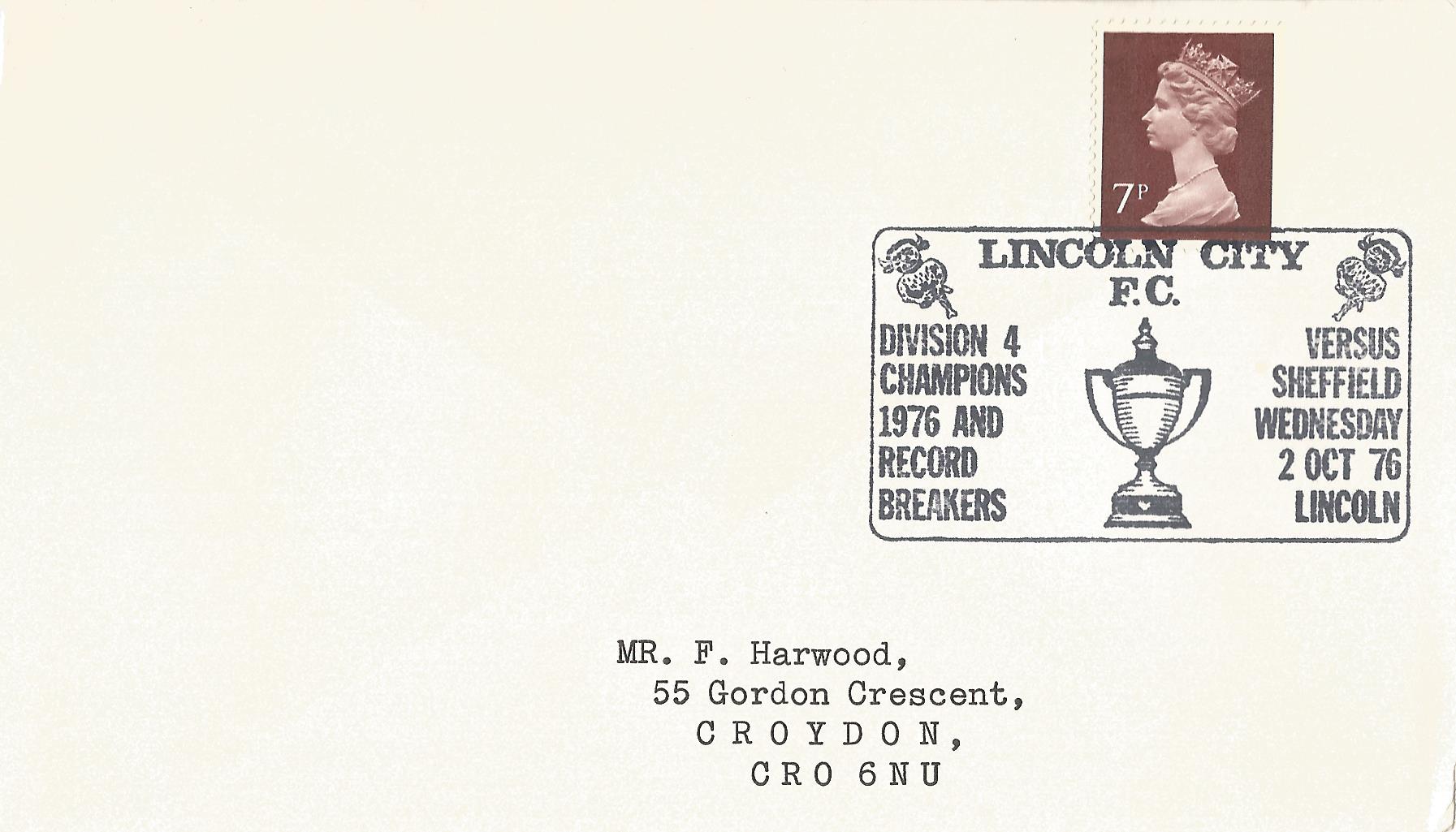Lincoln City FC Division 4 Champions 1976 and Record Breakers versus Sheffield Wednesday Lincoln_3139