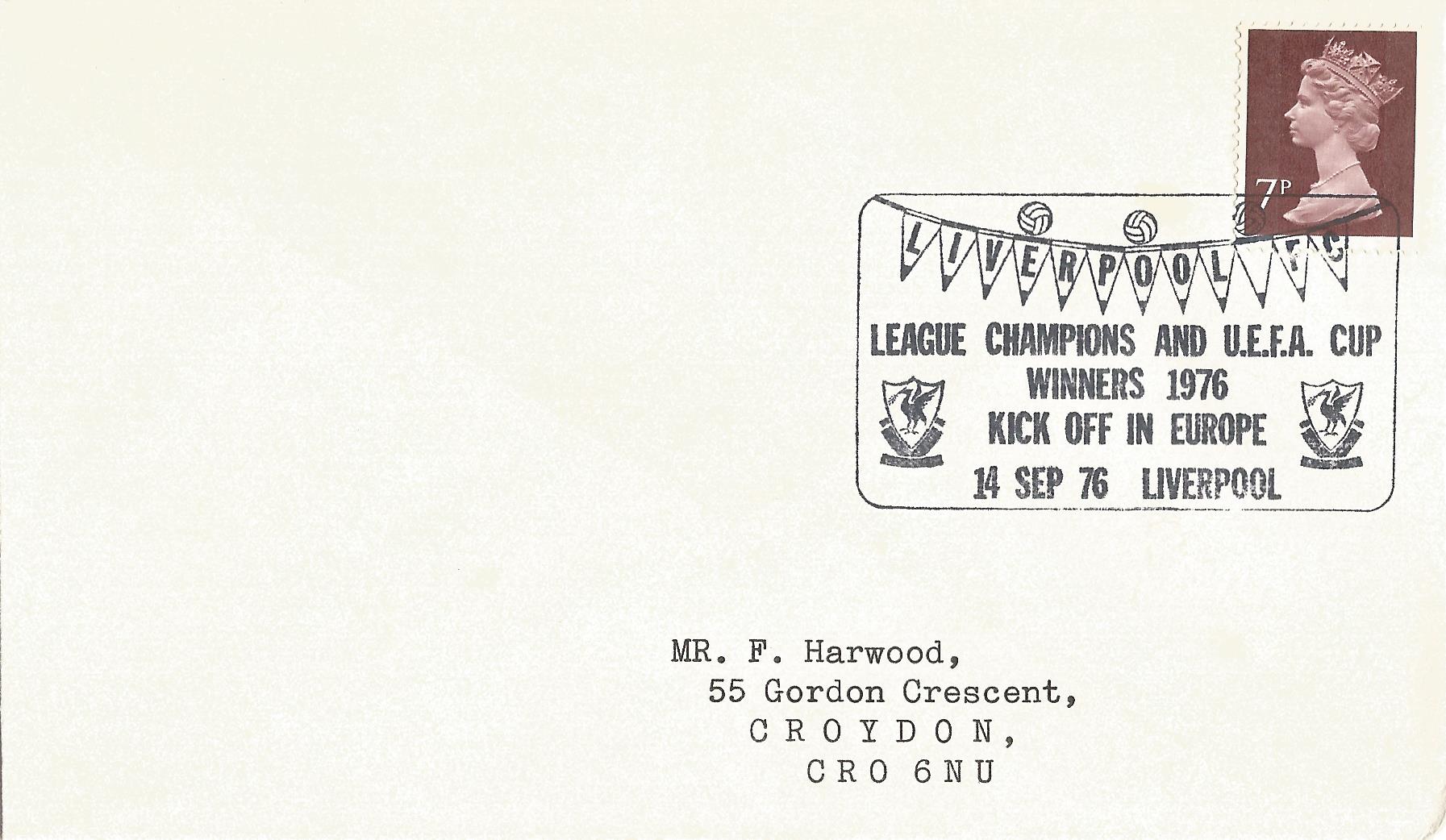 Liverpool League Champions and UEFA Cup Winners 1976 Kick Off in Europe Liverpool_3113