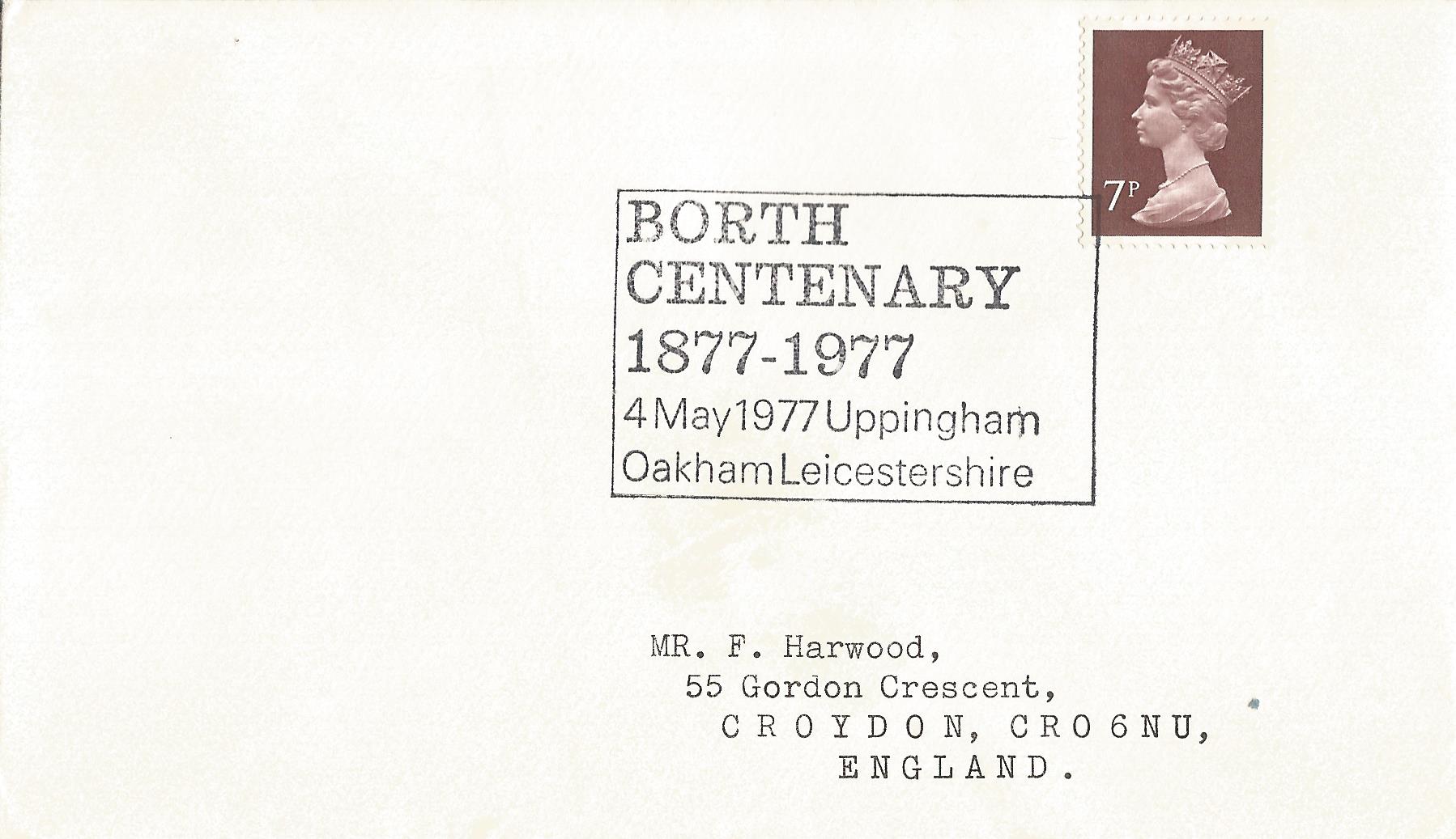 Borth Centenary 1877-1977 Uppingham Oakham Leicestershire_3203