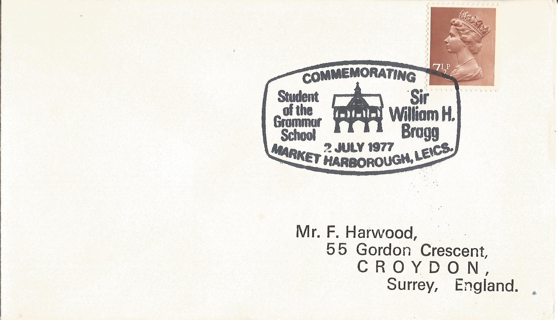 Commemorating Student of the Grammar School Sir William H Bragg Market Harborough Leics_3314