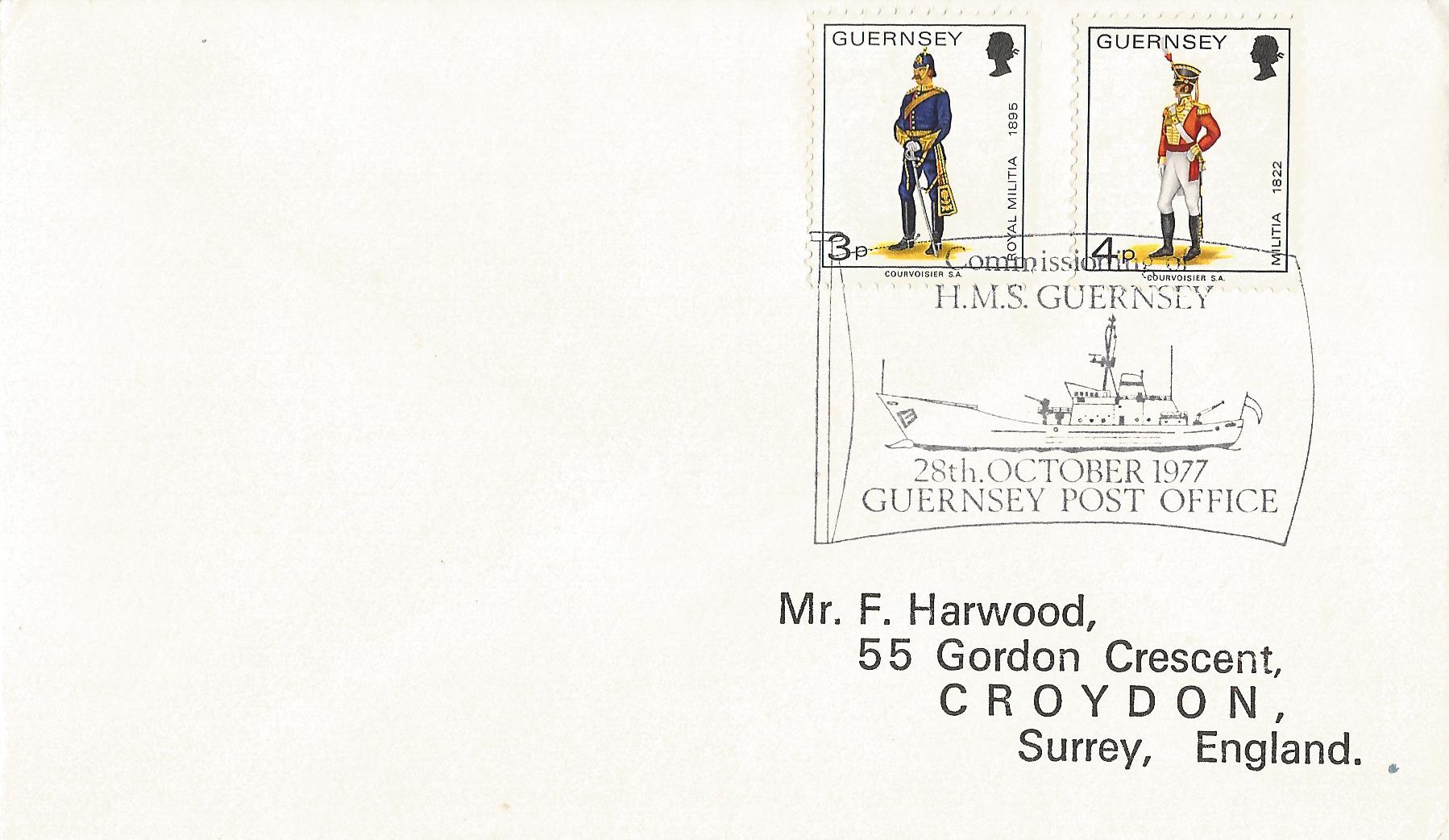 Commissioning of HMS Guernsey Guernsey Post Office_G30