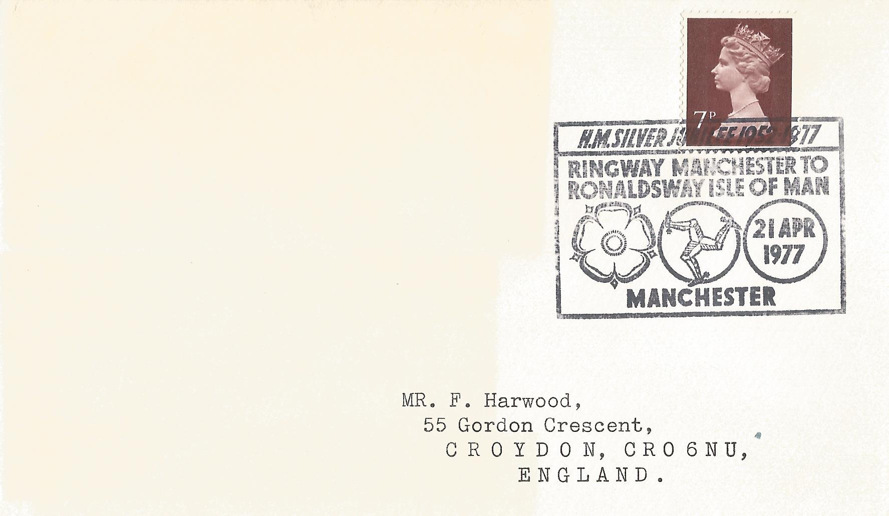HM Silver Jubilee 1957 1977 Ringway Manchester to Ronaldsway Isle of Man Manchester_3191