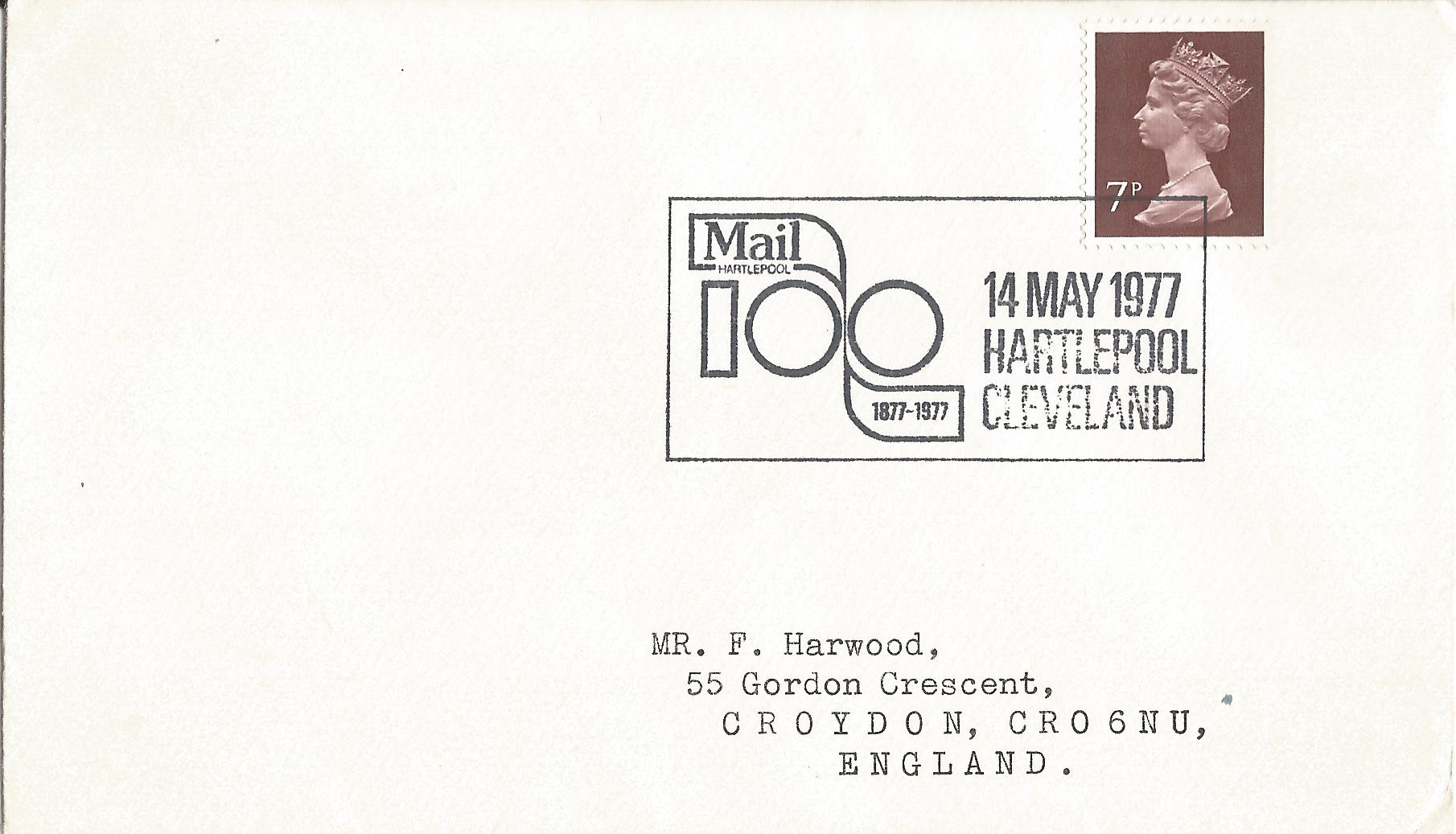 Mail Hartlepool 100 1877-1977 Hartlepool Cleveland_3226
