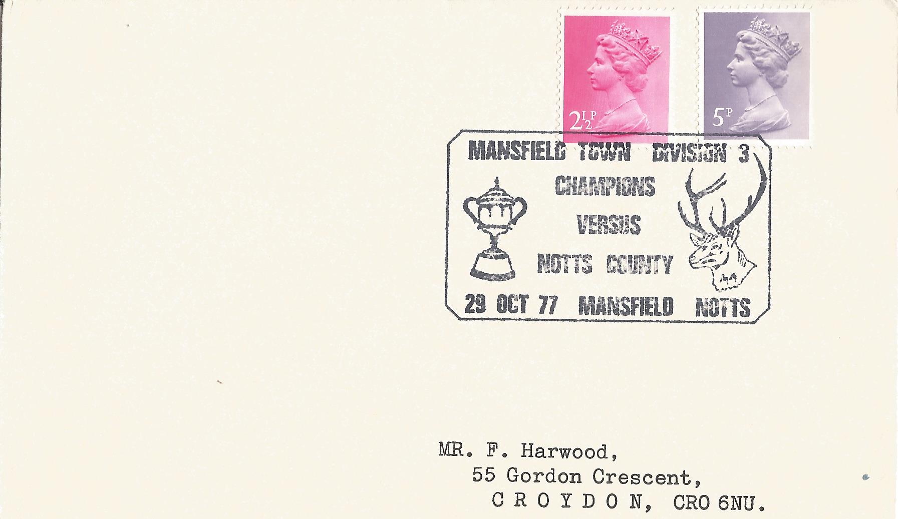 Mansfield Town Division 3 Champions versus Notts County Mansfield Notts_3423