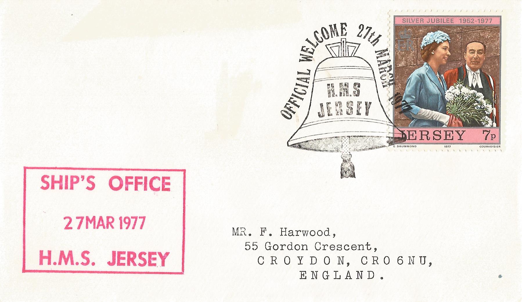 Official Welcome HMS Jersey_J73