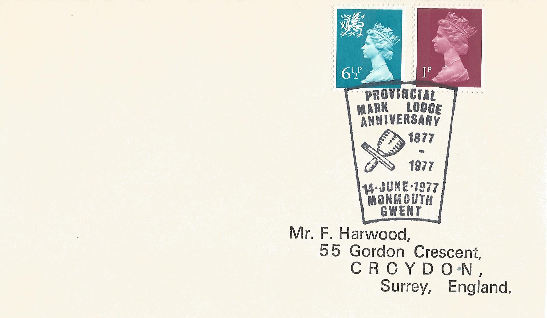 Provincial Mark Lodge Anniversary 1877 1977 Monmouth Gwent_3290