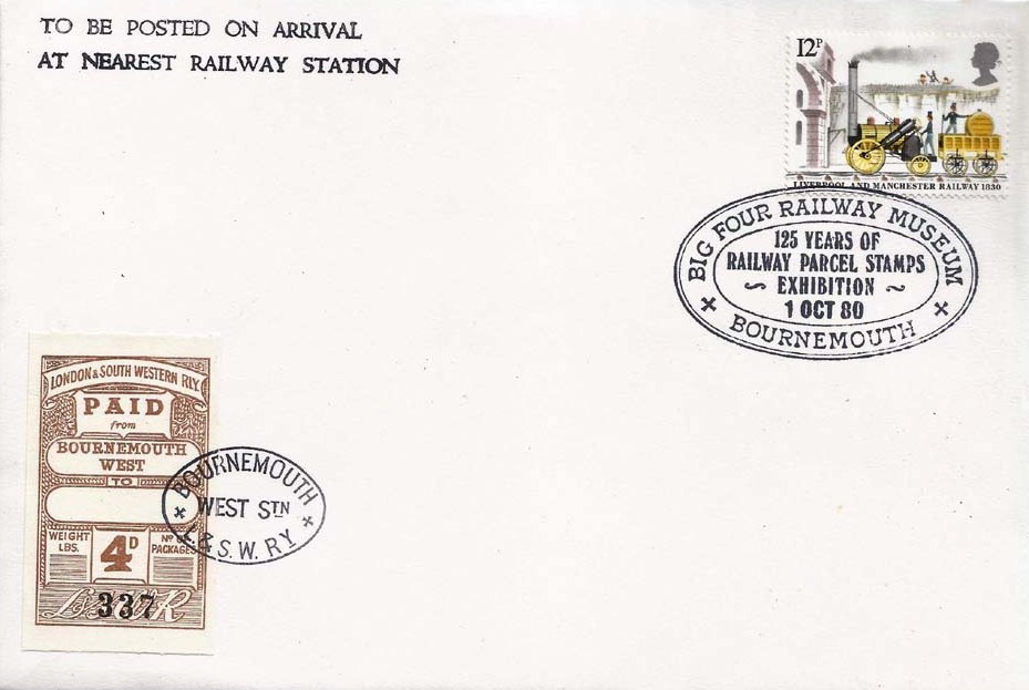 Big Four Railway Museum 125 years Railway Parcel Stamps Exhibition Bournemouth_4485