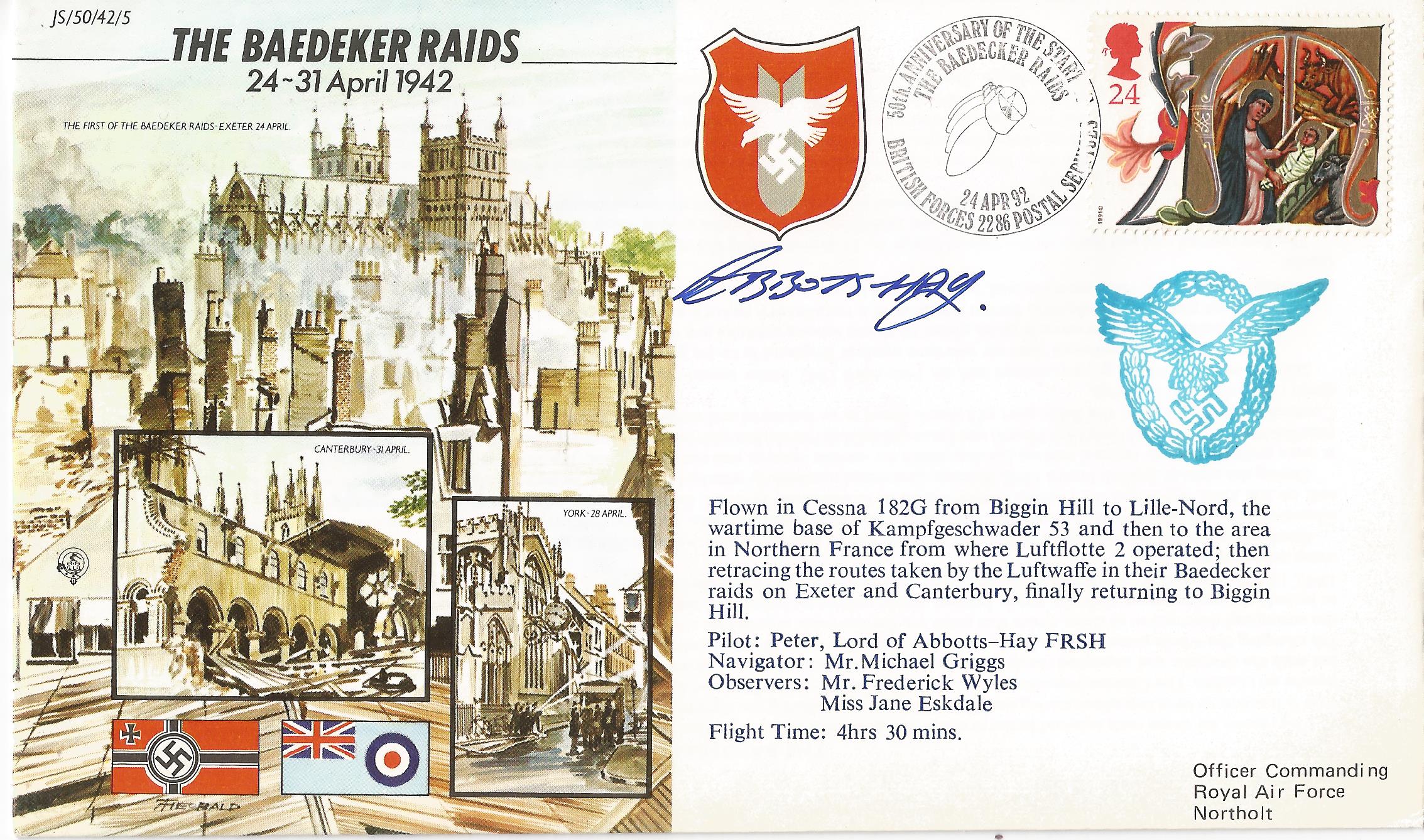 50th Anniversary of the Start of The Baedecker Raids BFPS_8415