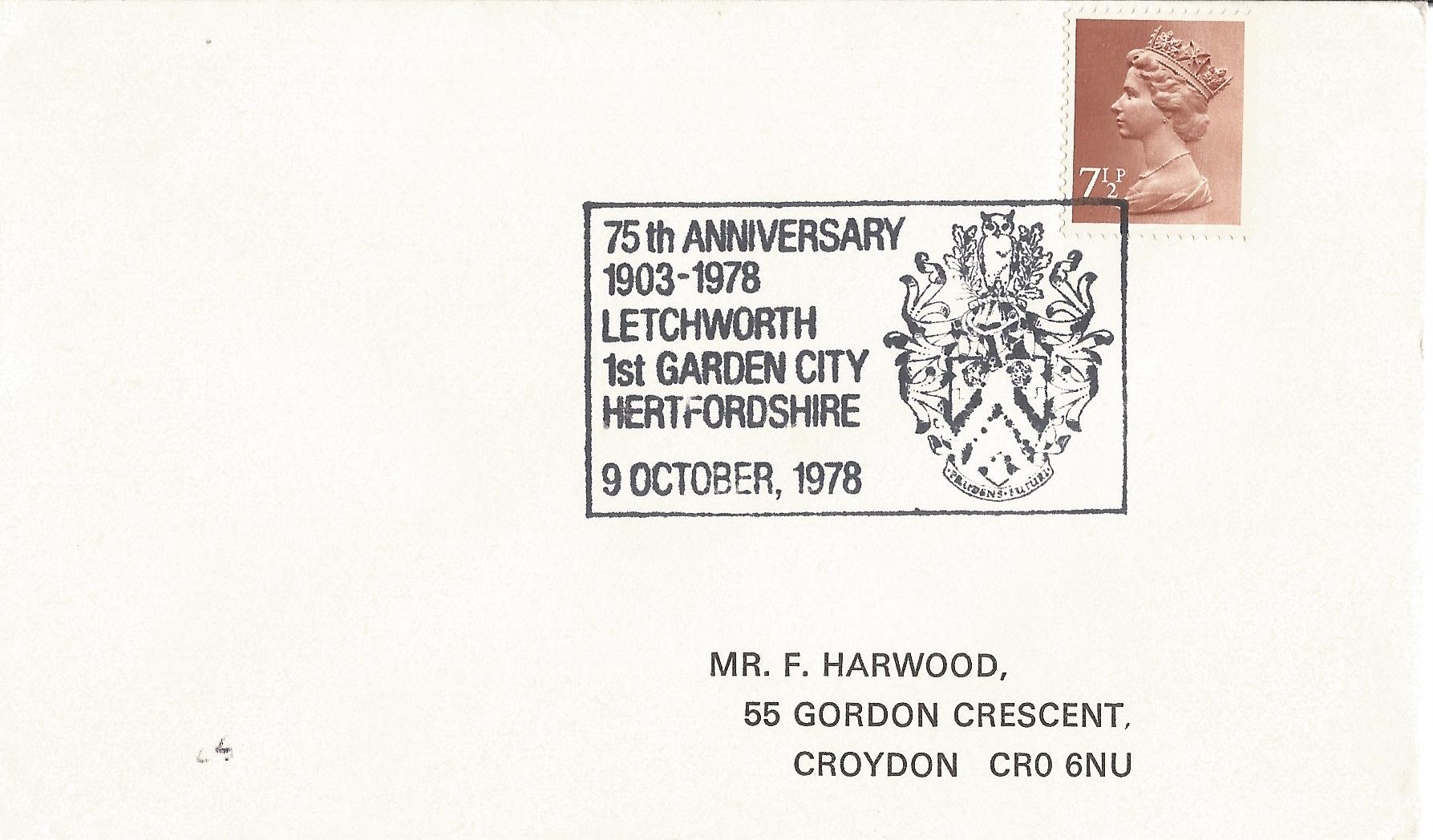 75th Anniversary 1903-1978 Letchworth 1st Garden City Hertfordshire_3689