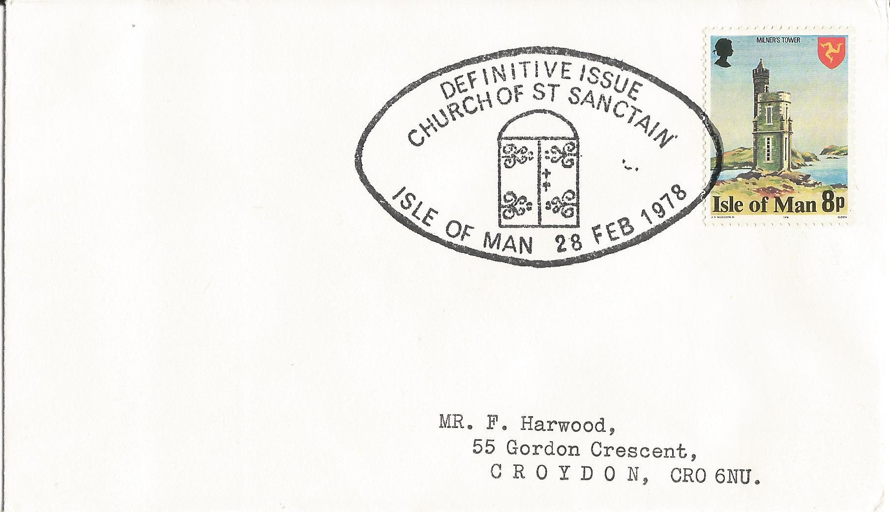 Definitive Issue Church of St Sanctain Isle of Man_M43