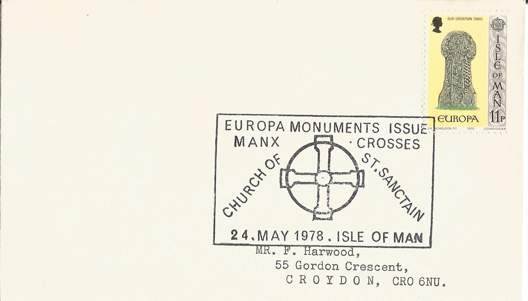 Europa Monuments Issue Manx Crosses Church of St Sanctain Isle of Man_M49
