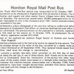 Honiton Post Bus First Day of Sale Picture Postcard Honiton Devon_3670 - Image 3
