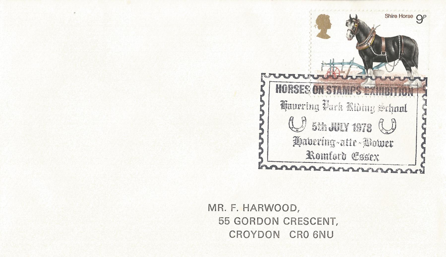 Horses on Stamps Exhibition Havering Park Riding School Havering atte Bower Romford Essex_3593