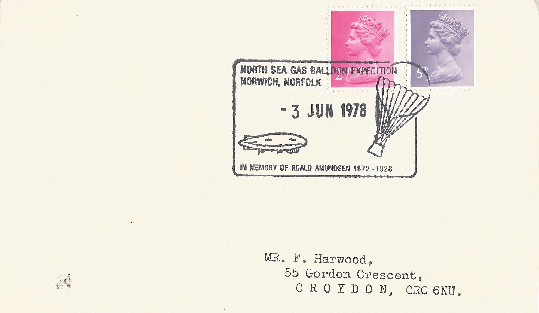 North Sea Gas Balloon Expedition in Memory of Roald Amundsen 1872-1928 Norwich Norfolk_3549