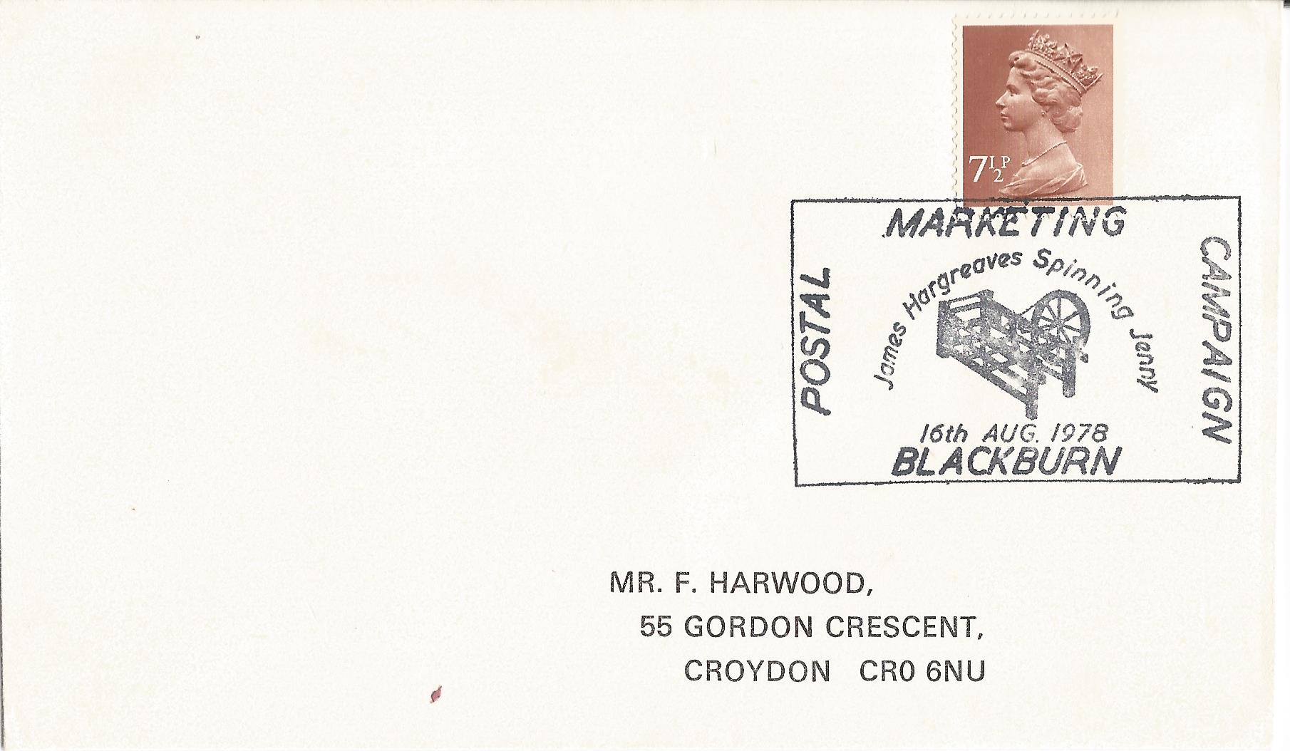 Postal Marketing Campaign James Hargreaves Spinning Jenny Blackburn_3637