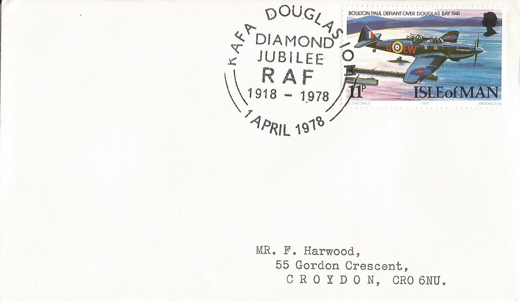 RAFA Diamond Jubilee RAF 1918-1978 Douglas IOM_M45