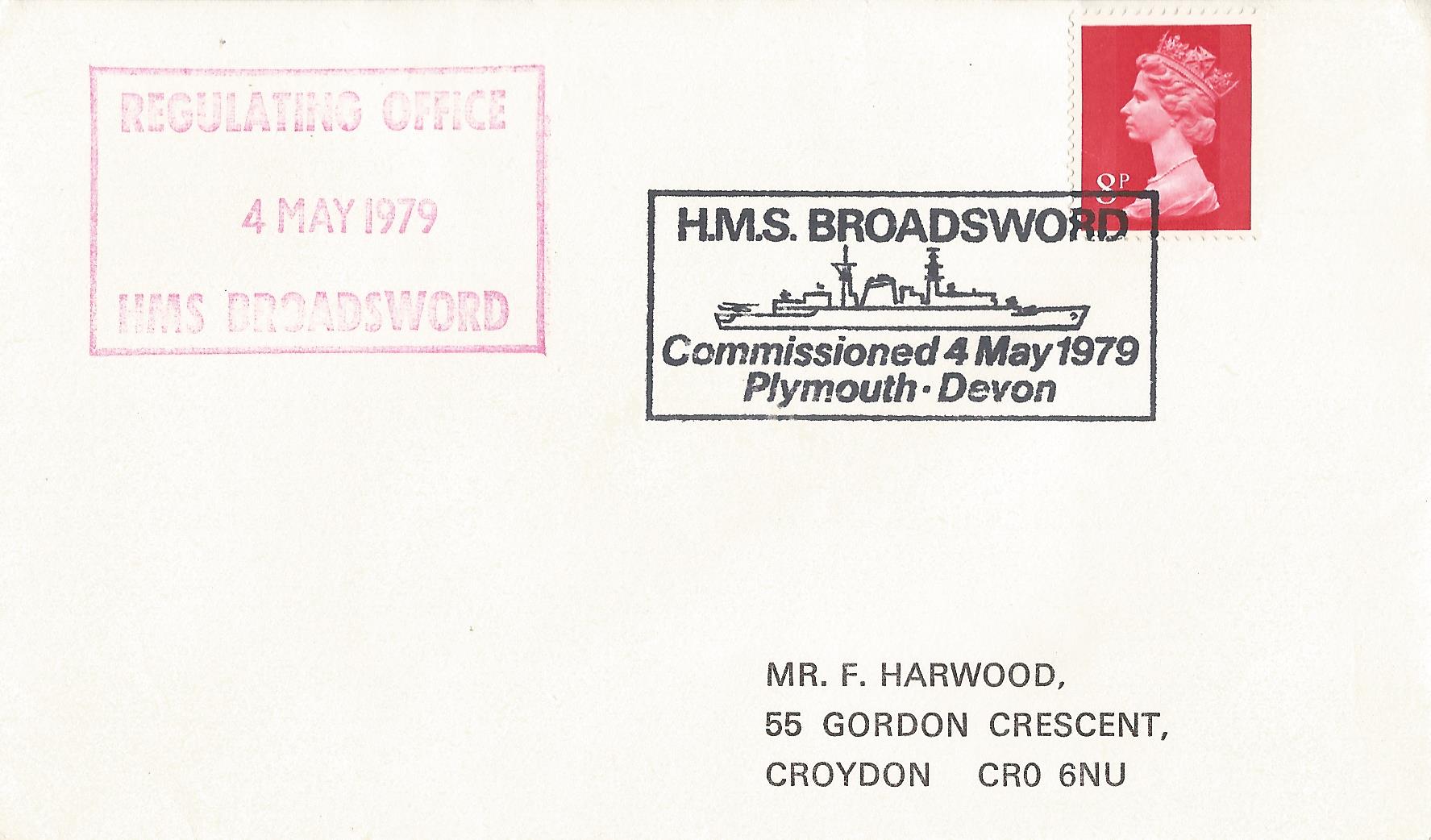 HMS Broadsword Commissioned 4 May 1979 Plymouth Devon_3803