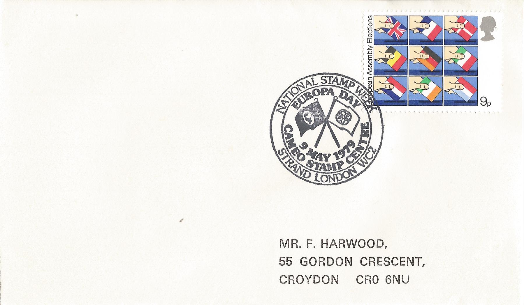 National Stamp Week Europa Day Cameo Stamp Centre Strand London WC2_3806