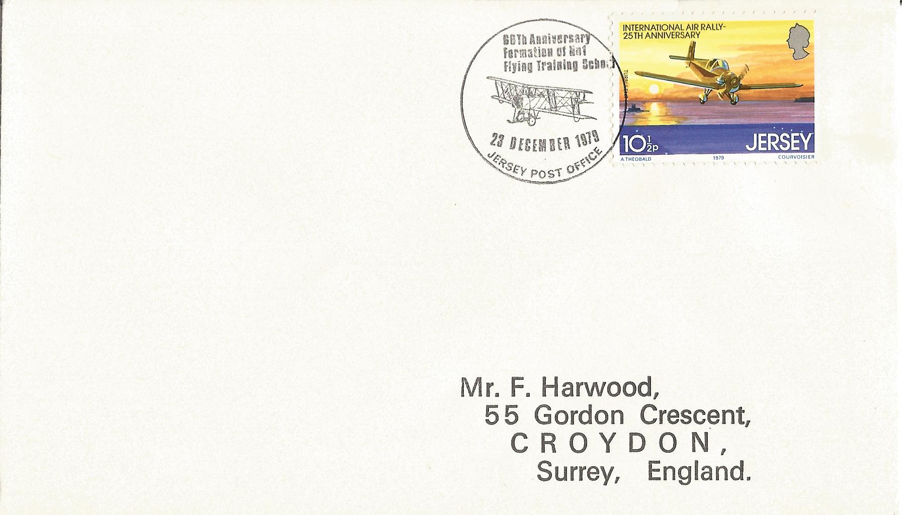 60th Anniversary Formation of No 1 Flying Training School Jersey Post Office_J90