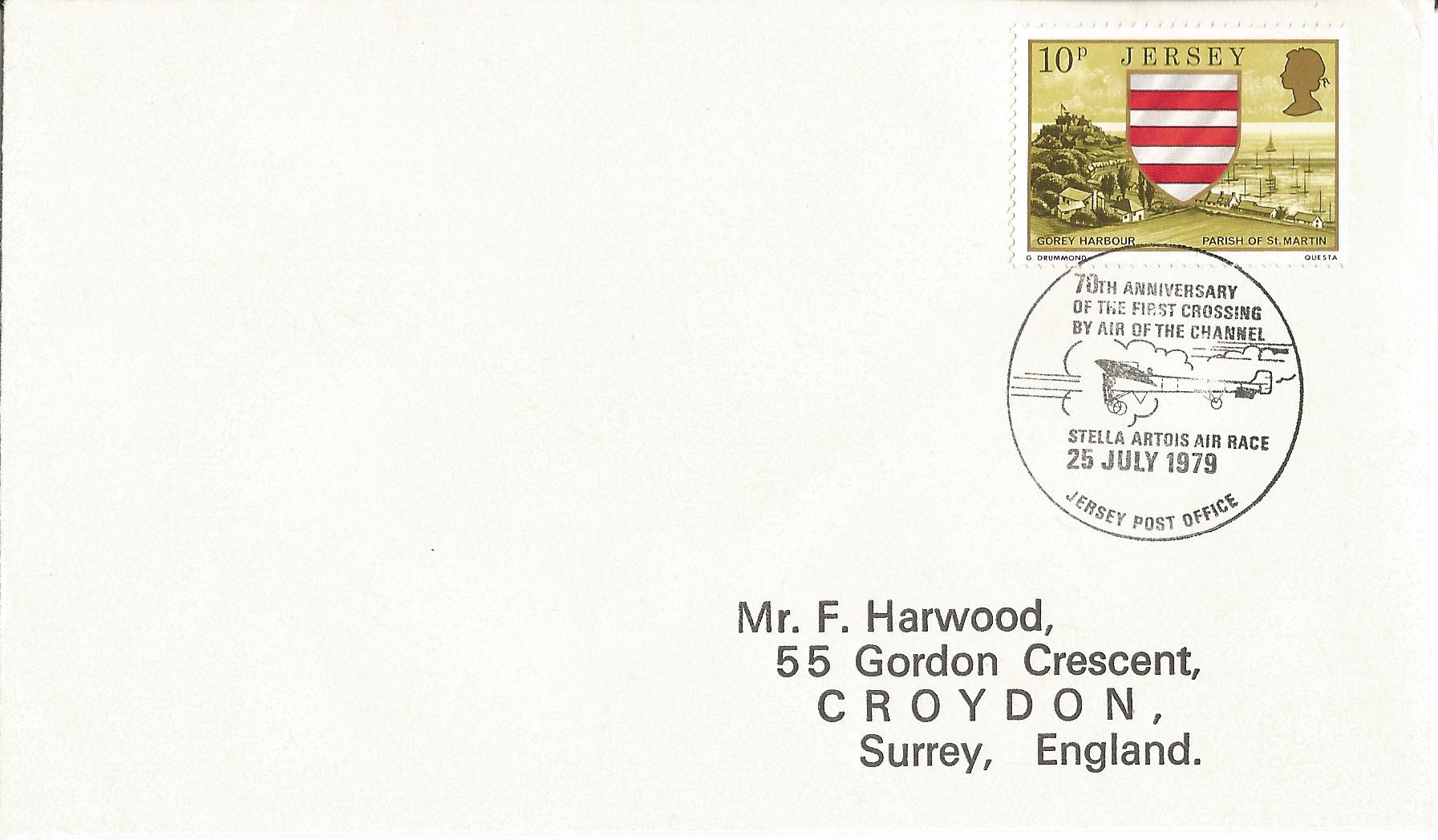 70th Anniversary of the First Crossing by Air of The Channel Stella Artois Air Race Jersey Post Office_J83