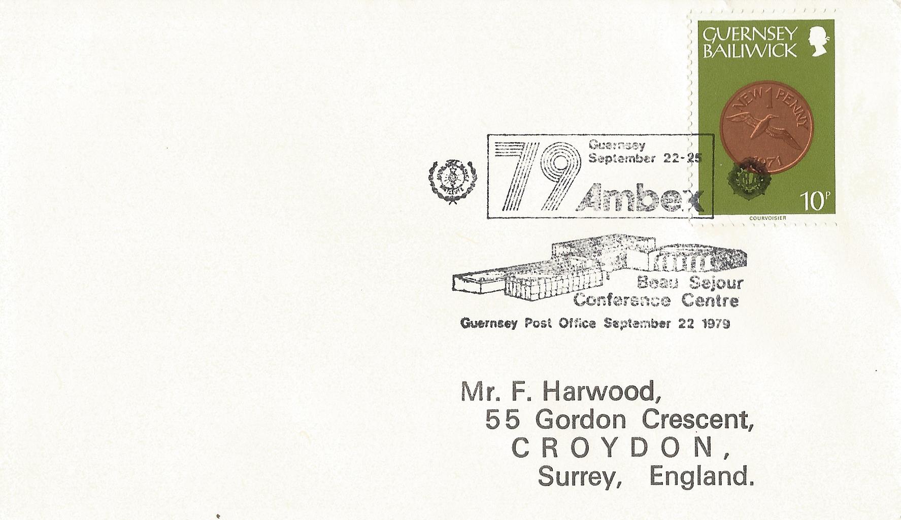 Ambex 79 Beau Sejour Conference Centre Guernsey Post Office_G36