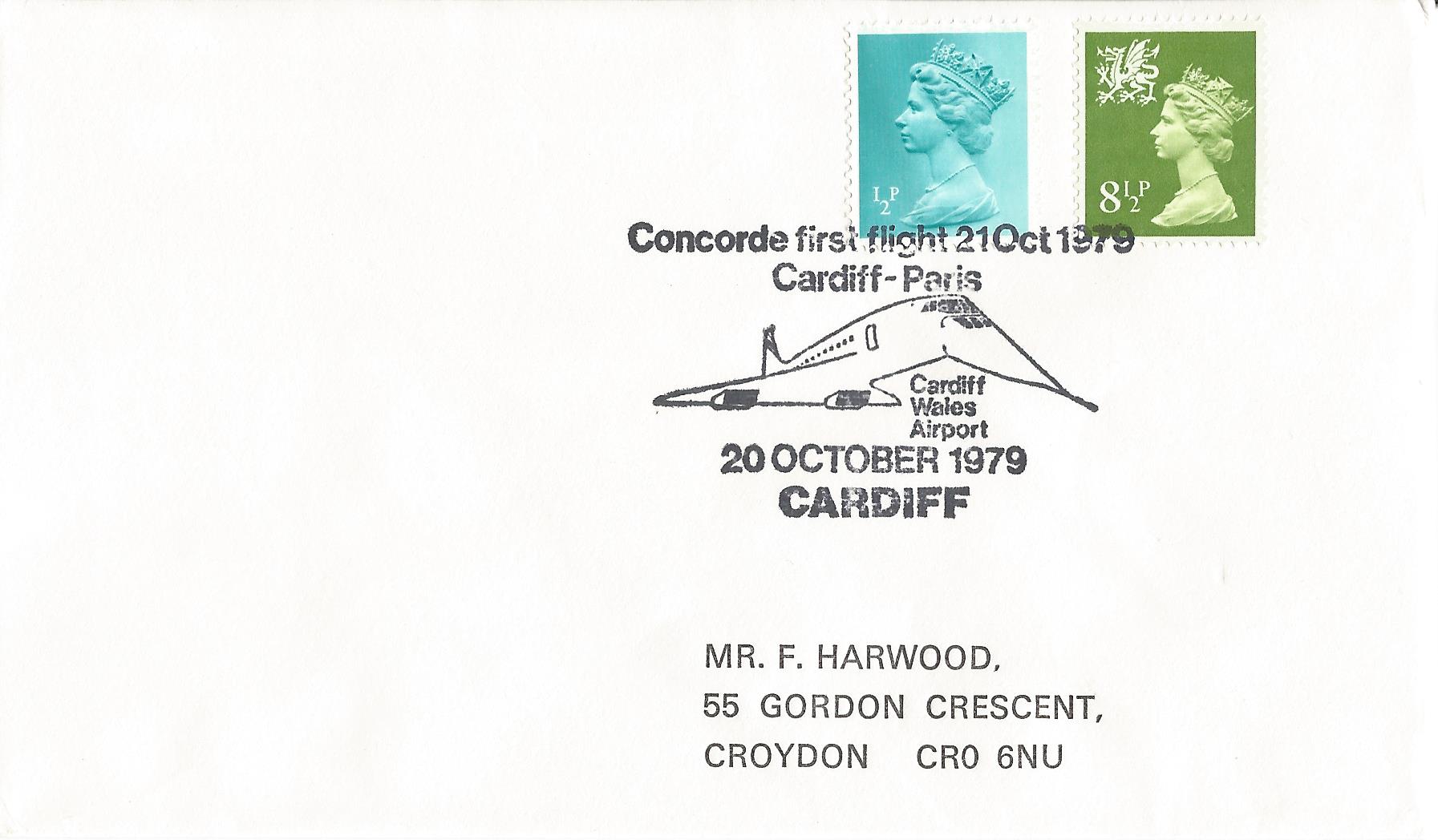 Concorde first Flight 21 Oct 1979 Cardiff-Paris Cardiff Wales Airport Cardiff_4046