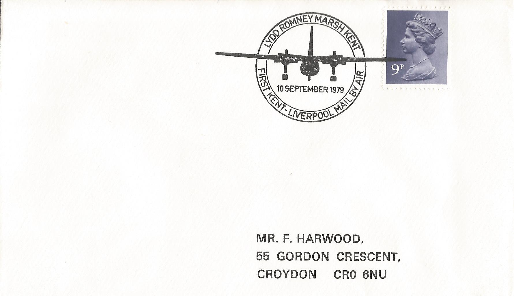 First Kent-Liverpool Mail by Air Lydd Romney Marsh Kent_3990