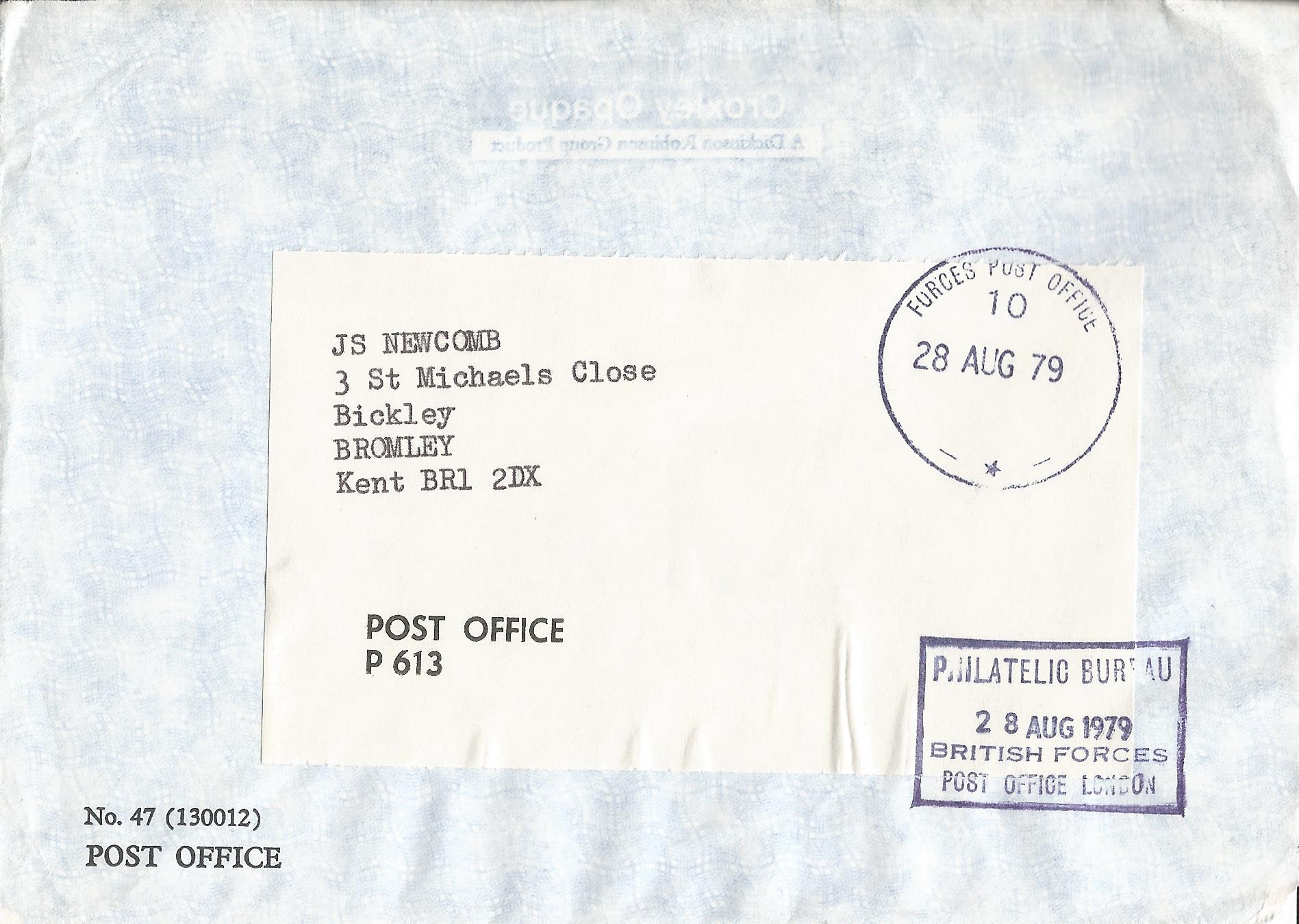 Forces Post Office 10