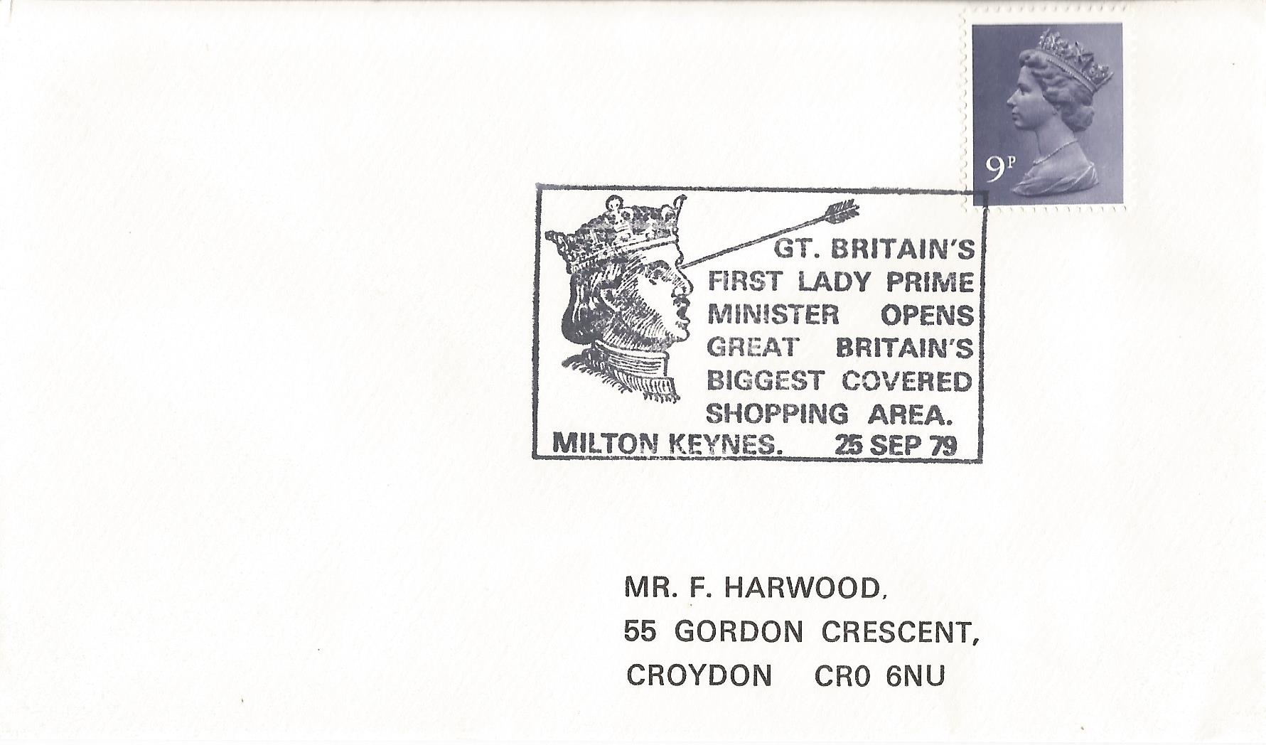 Gt Britain's First Lady Prime Minister Opens Great Britains Biggest Covered Shopping Area Milton Keynes_4013