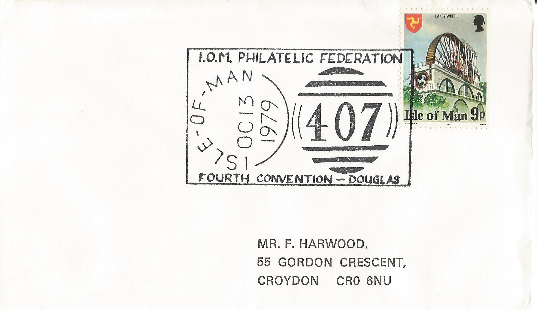 IOM Philatelic Federation Fourth Convention Douglas Isle of Man_M80
