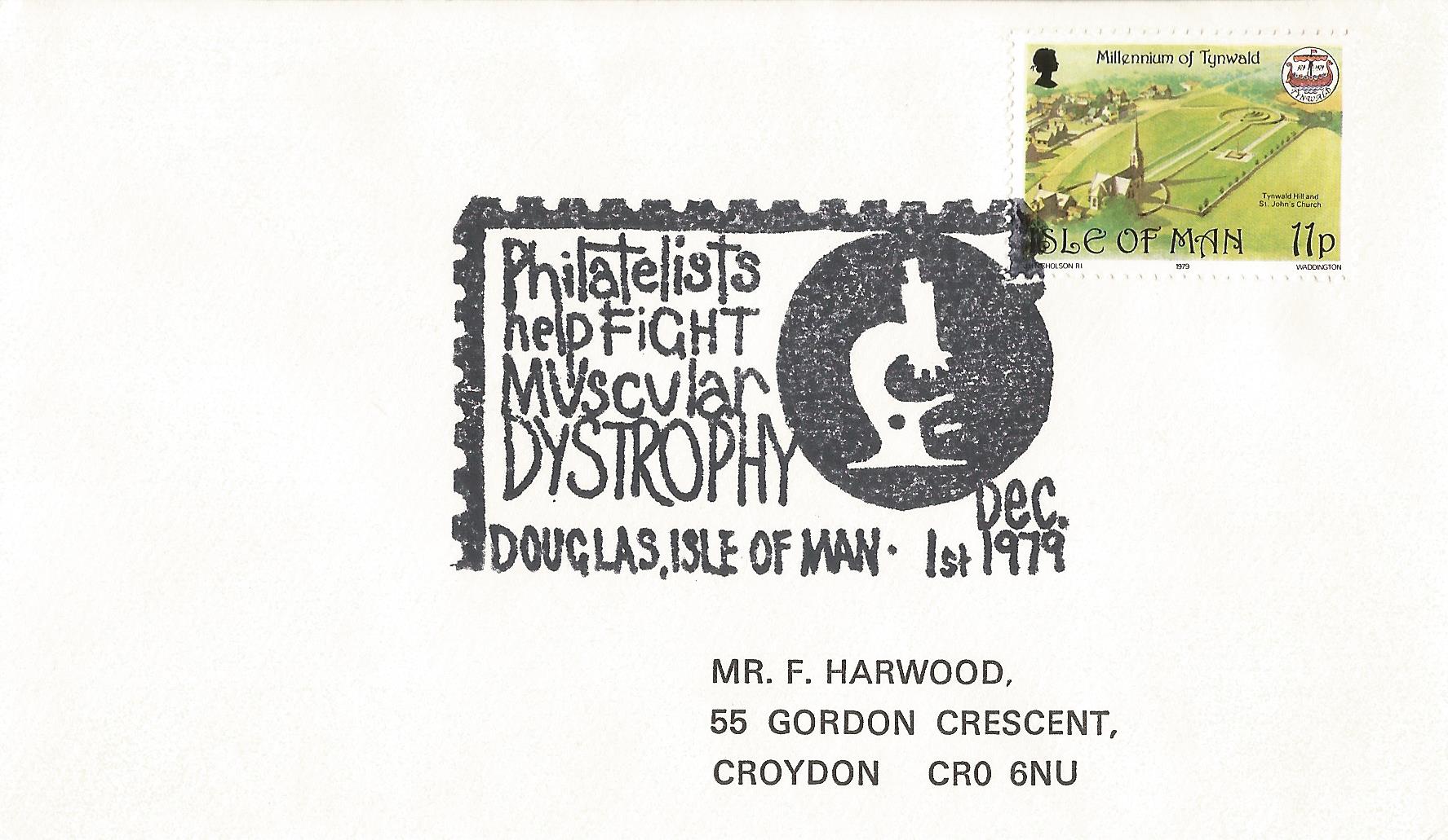 Philatelists help Fight Muscular Dystrophy Douglas Isle of Man_M82