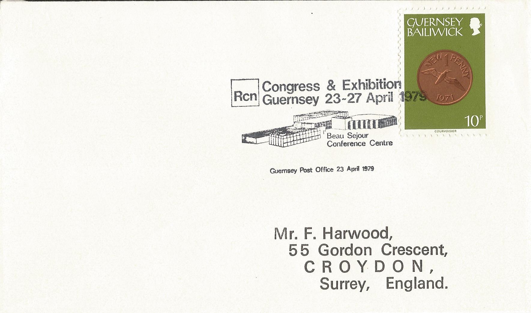 RCN Congress & Exhibition Guernsey 23-27 April 1979 Beau Sejour Conference Centre Guernsey Post Office_G34