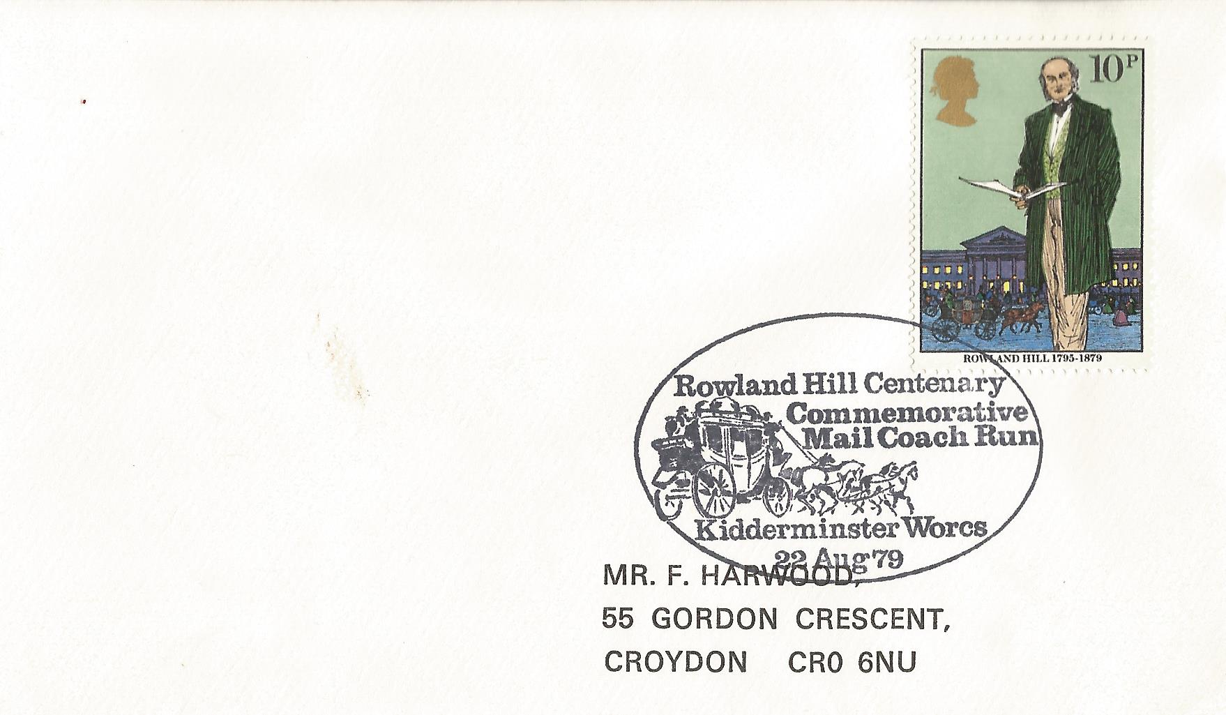 Rowland Hill Commemorative Mail Coach Run Kidderminster Worcs_3964