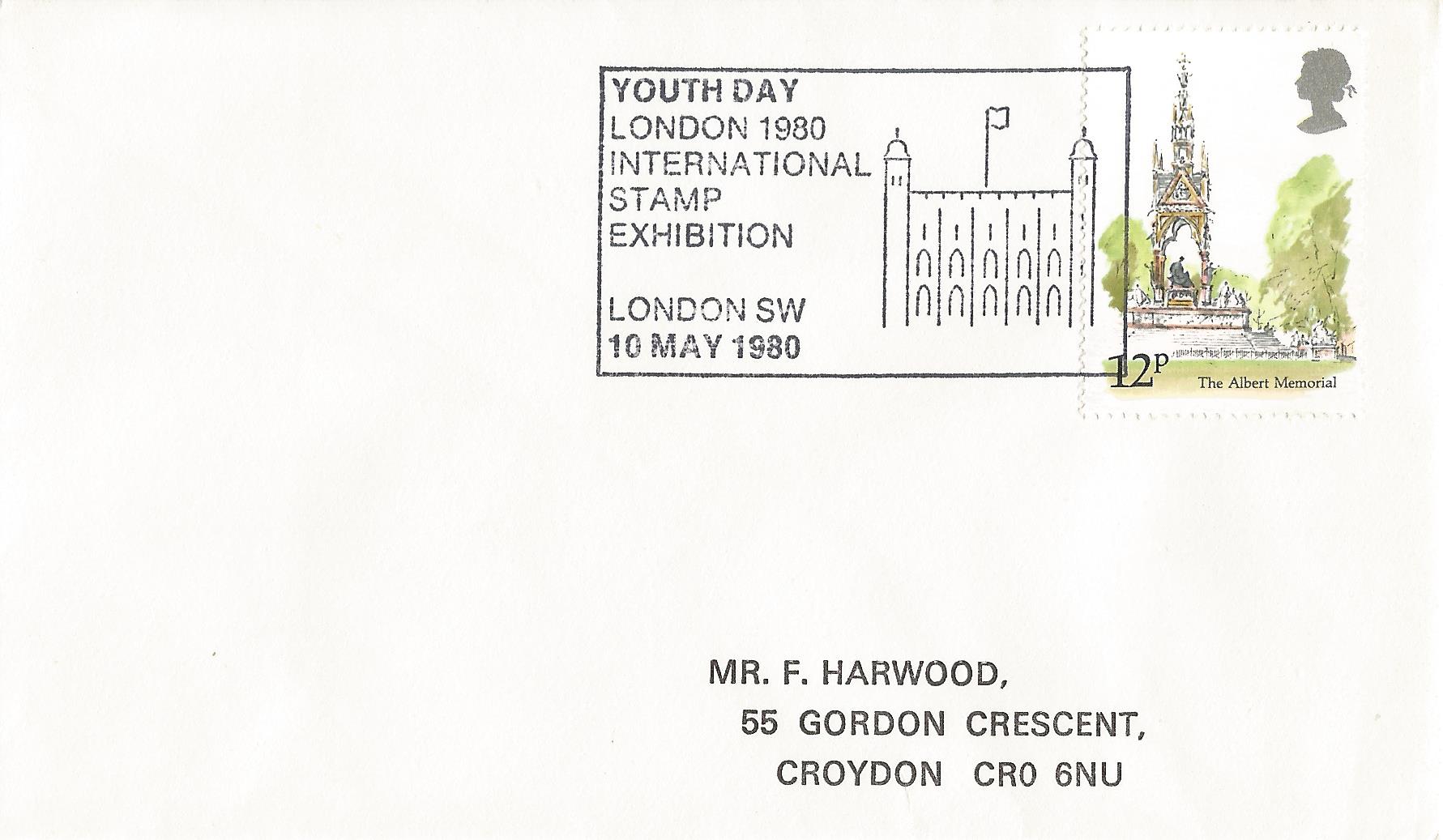 London 1980 International Stamp Exhibition Youth Day London SW_4203